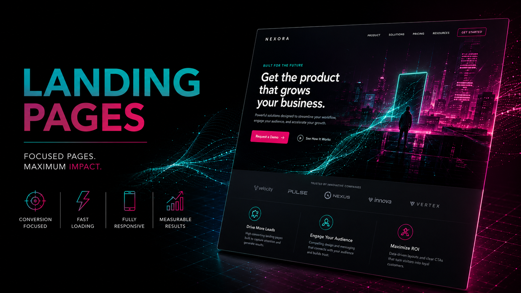 Landing Pages & Conversion — KV Digitals service